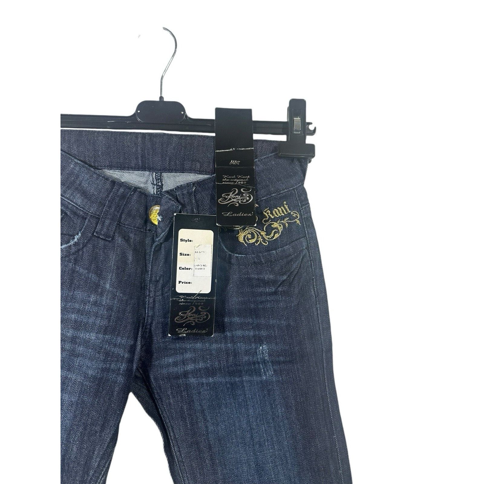 Karl Kani Vintage Karl Kani Women’s Straight Jeans Y2K 90s 2000s W26 Size 26" / US 2 / IT 38 - 2 Thumbnail