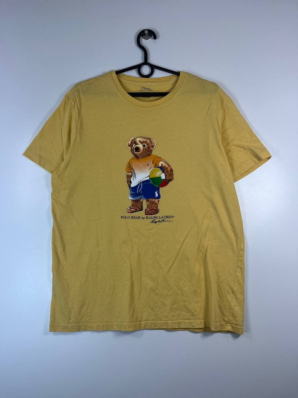 Polo Ralph Lauren Polo Ralph Lauren Polo Bear Beach T-Shirt Yellow Size L Size US L / EU 52-54 / 3 - 1 Thumbnail