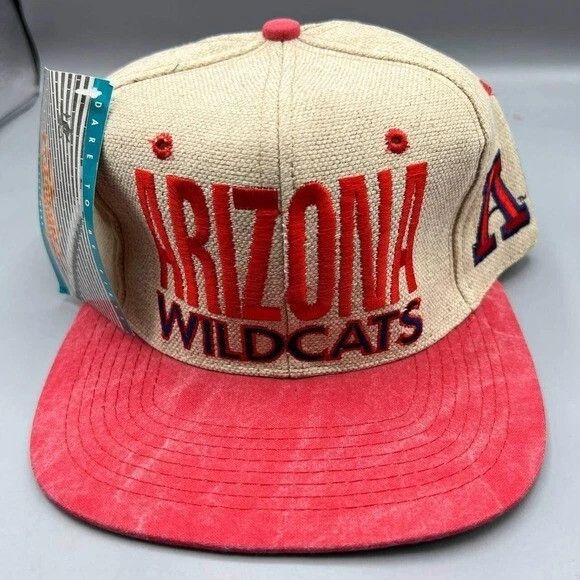 Signatures × Vintage Arizona Wildcats Hat Men Signatures NCAA Snap Back Cap New Size ONE SIZE - 1 Thumbnail
