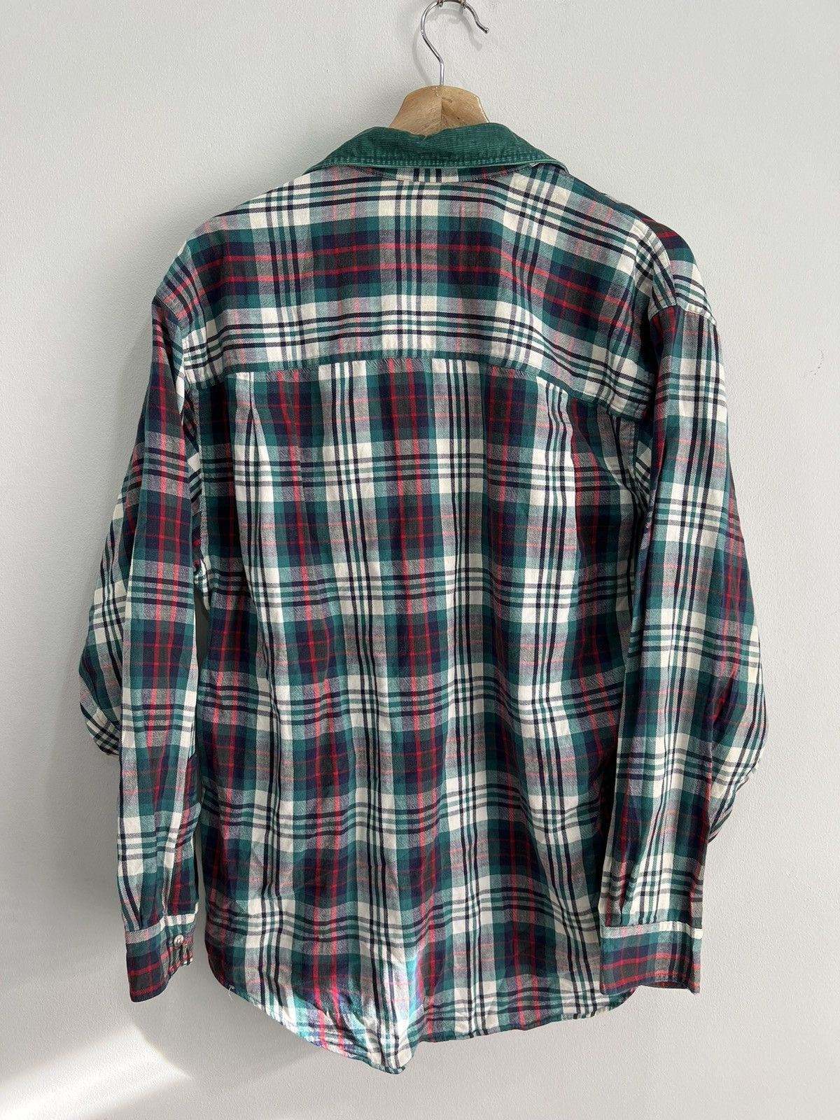 Eddie Bauer Vintage Eddie Bauer Plaid Flannel Button Up Shirt corduroy Size US M / EU 48-50 / 2 - 2 Thumbnail