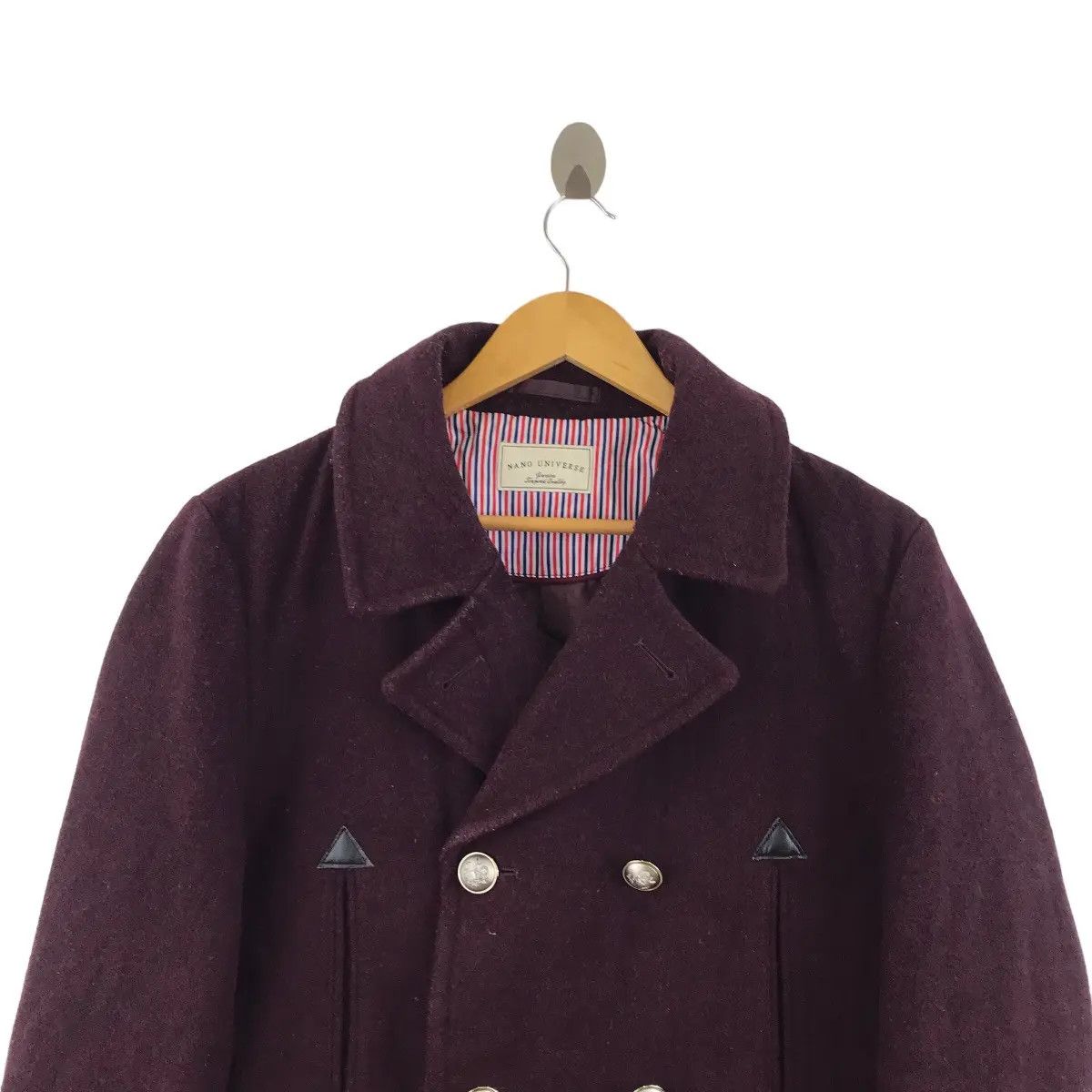 NANO universe Vintage NANO UNIVERSE JAPAN Double Breasted Peacoat Size L / US 10 / IT 46 - 3 Thumbnail