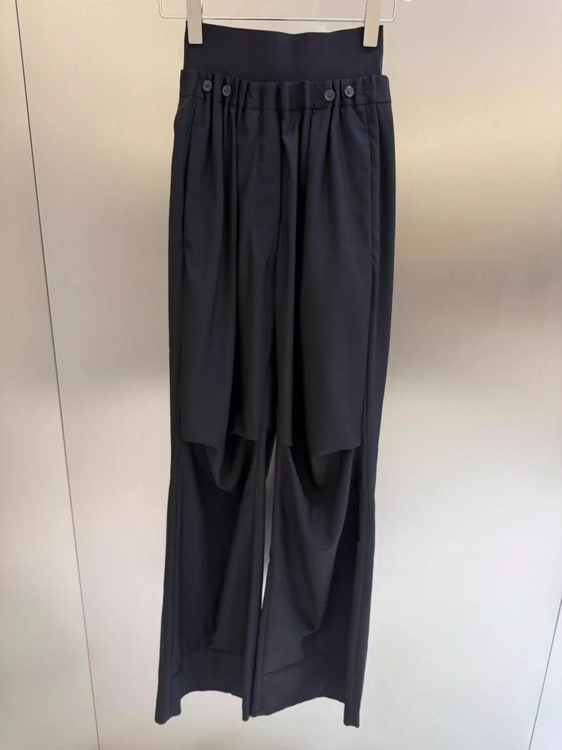 Raf Simons Pleated Wide Waist Pants XS