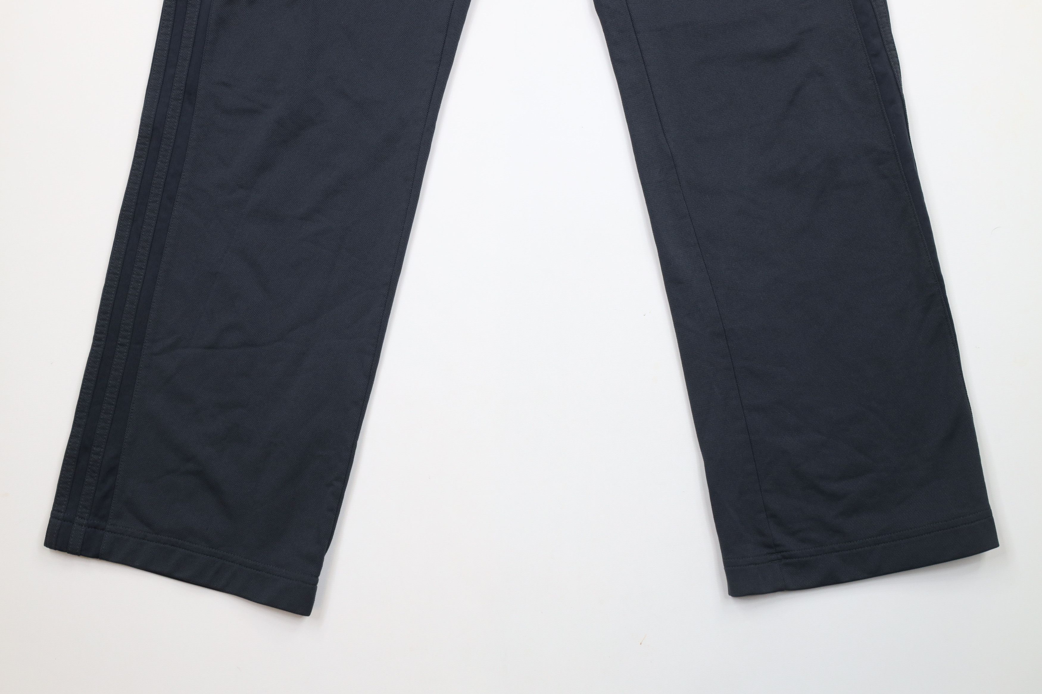 Adidas × Vintage Vintage Adidas Spell Out Striped Wide Leg Sweatpants Gray Size US 34 / EU 50 - 4 Thumbnail