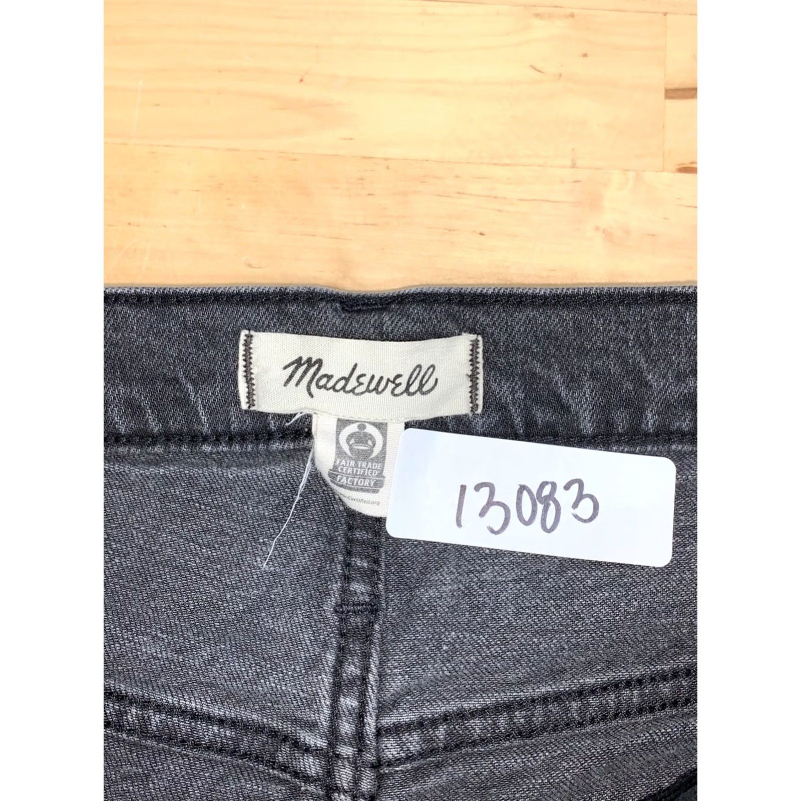 Madewell Madewell Jeans Women 31 Black Faded Vintage Straight 5-Pocket Denim High Rise Regular Fit Shirt? Size 24" / US 00 / IT 34 - 2 Thumbnail