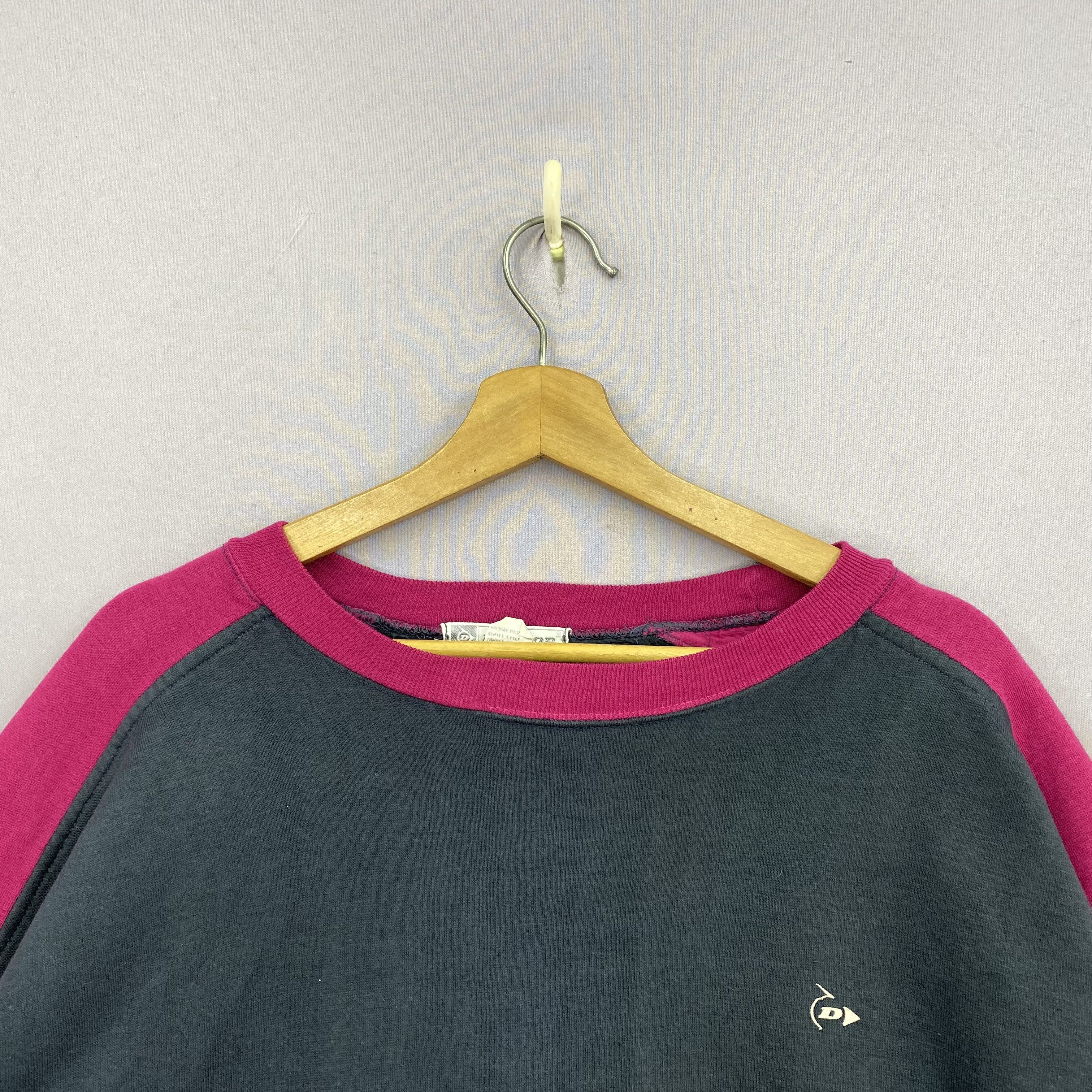 Dunlop Vintage 90s Dunlop Sweater Sweatshirt Jumper Size US L / EU 52-54 / 3 - 3 Thumbnail