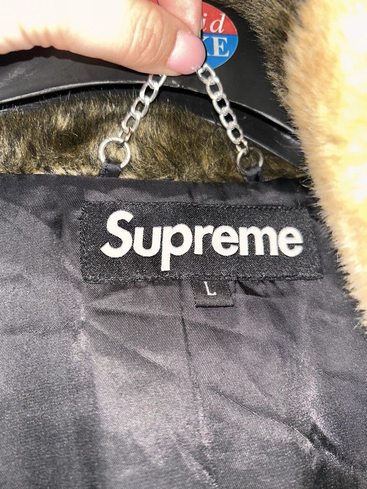 Supreme Faux Fur Patchwork Coat - FW15 Size US L / EU 52-54 / 3 - 2 Thumbnail