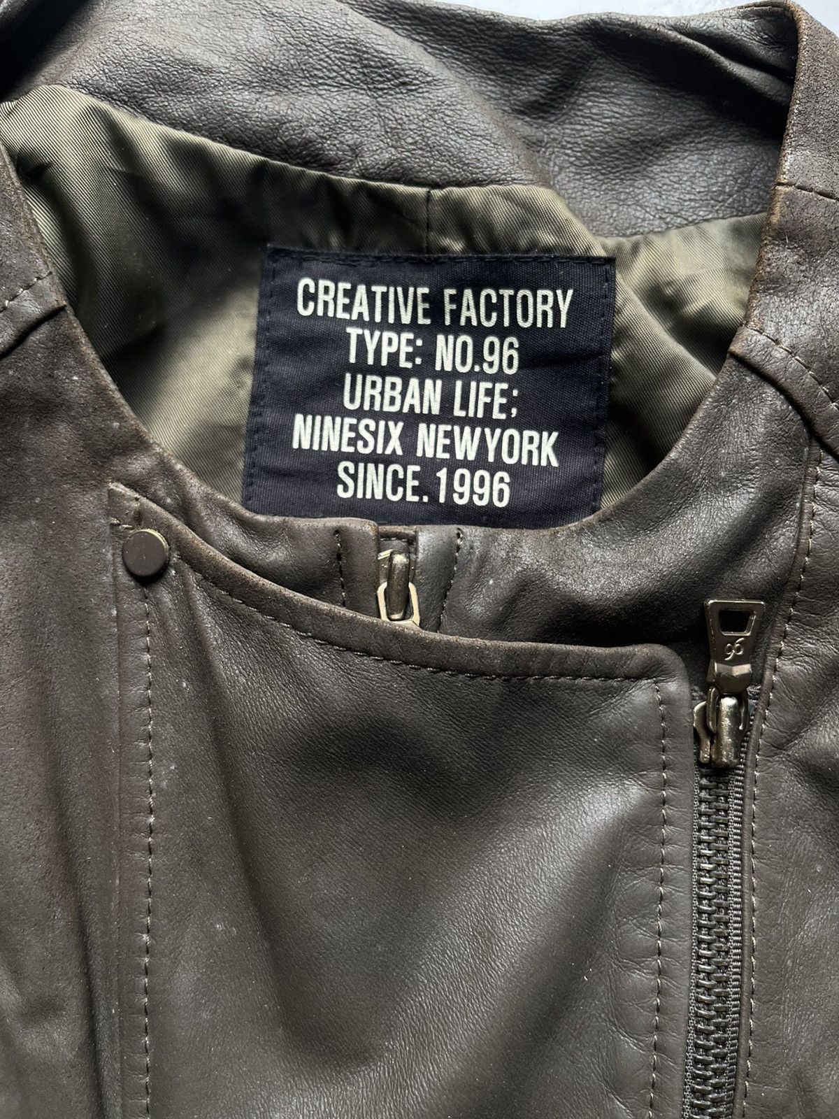 Isamu Katayama Backlash 2000s Nine Six double zipper leather jacket Size US M / EU 48-50 / 2 - 5 Thumbnail