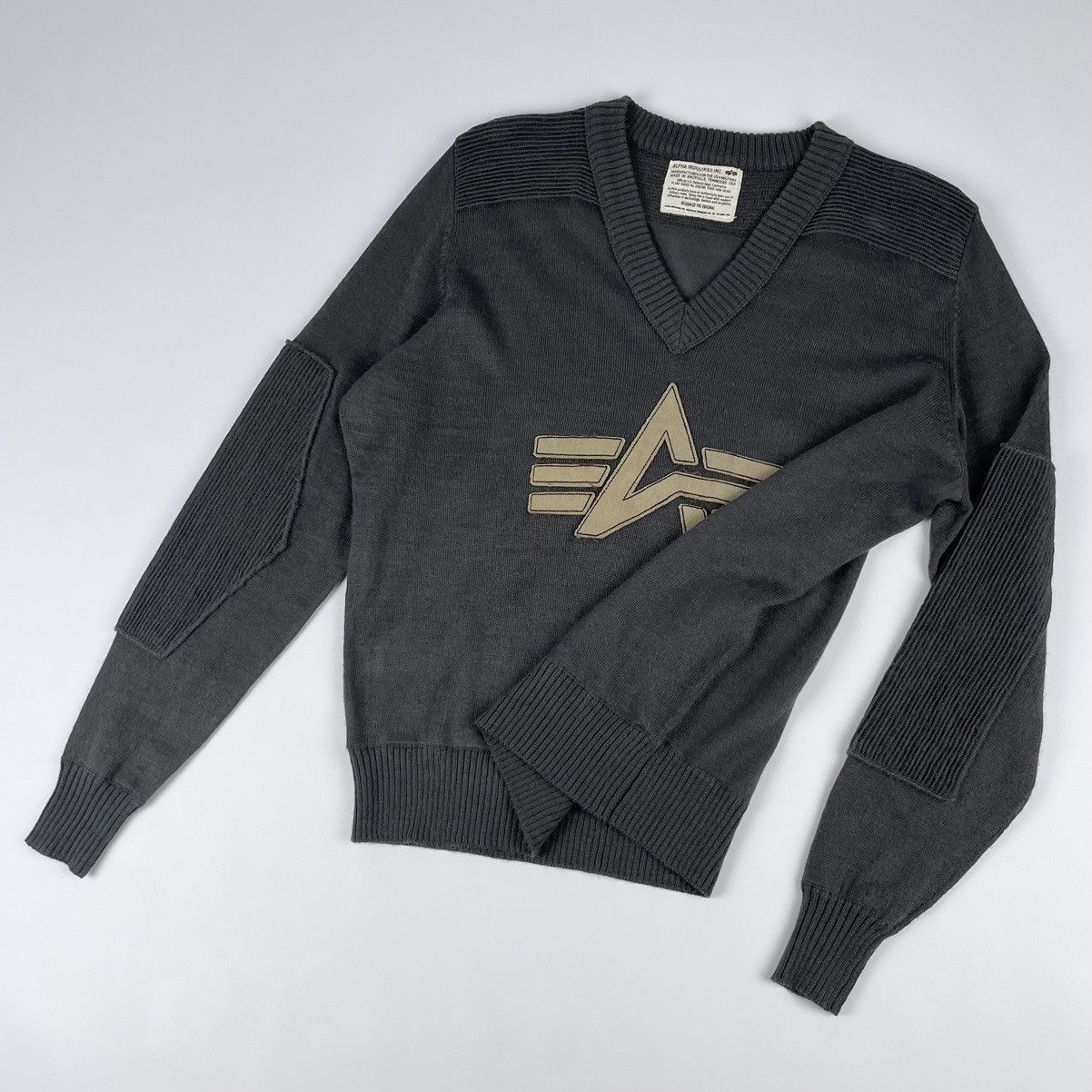 Alpha Industries Alpha Industries wool Pullover Sweater Size US M / EU 48-50 / 2 - 5 Thumbnail