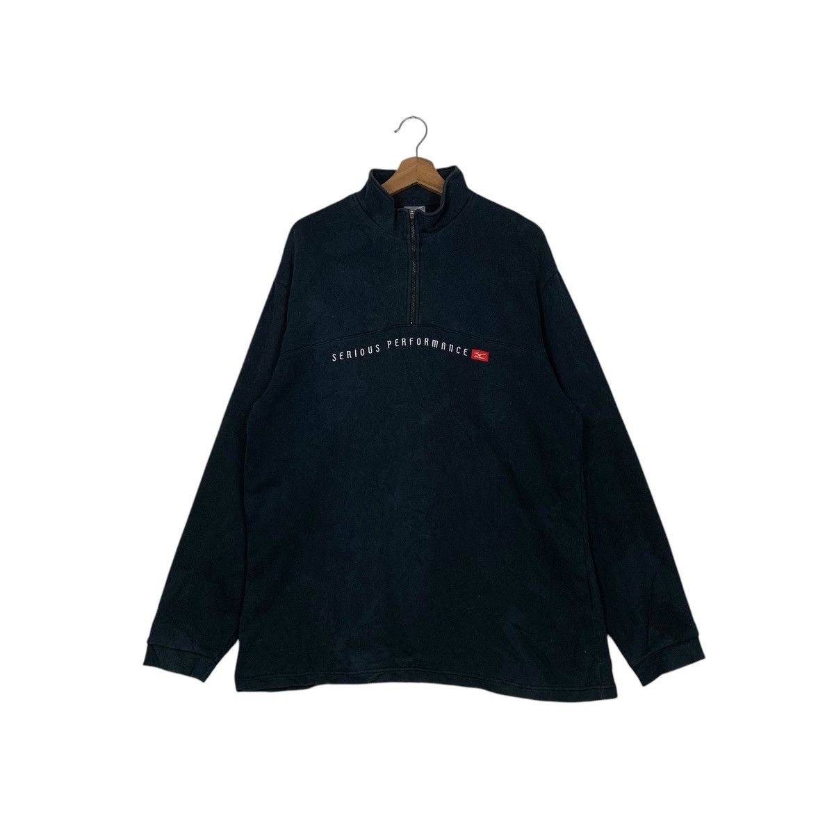 Mizuno MIZUNO Serious Performance Half Zip Sweatshirt #2661-C119 Size US L / EU 52-54 / 3 - 1 Thumbnail