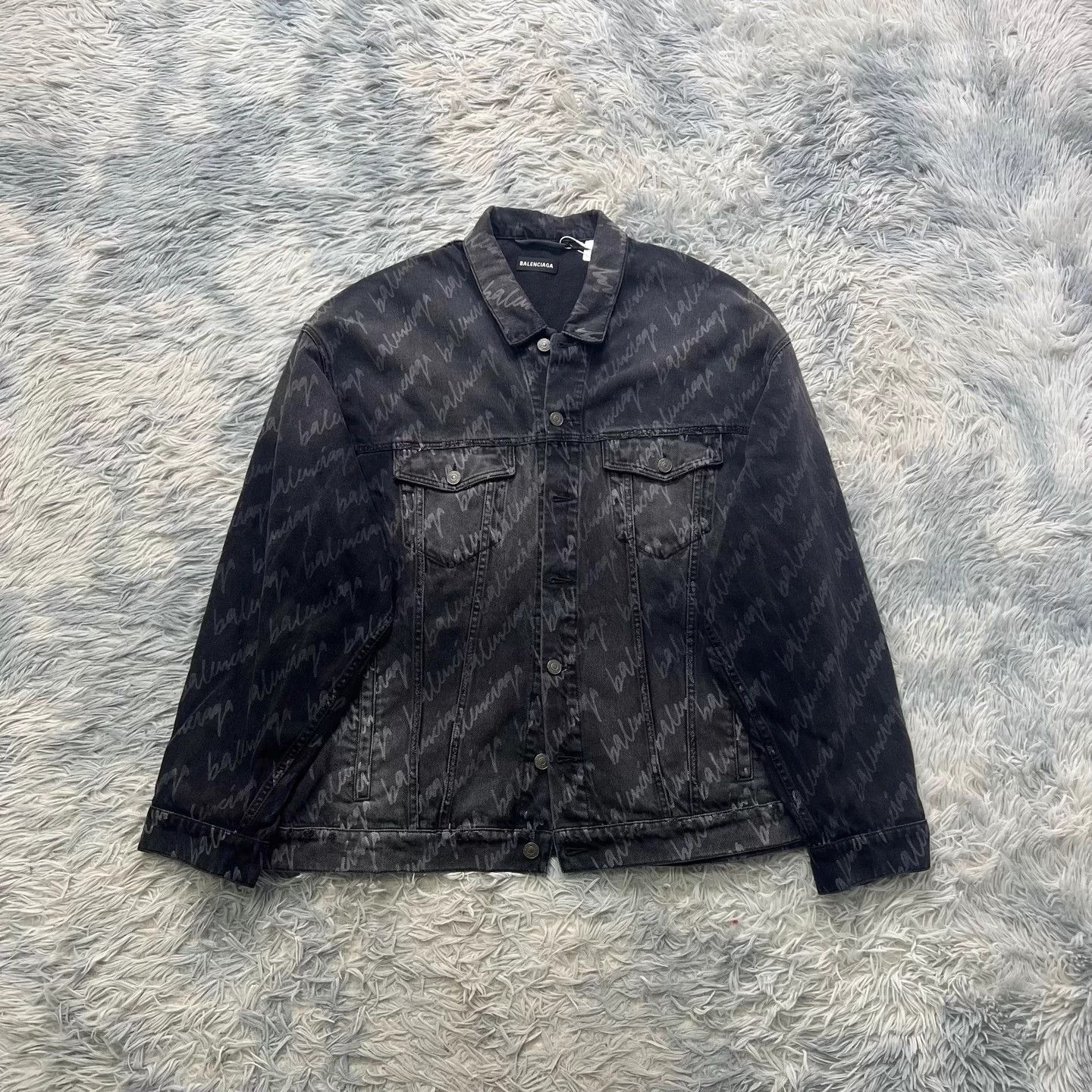 Balenciaga Balenciaga Denim Track Jacket | Grailed