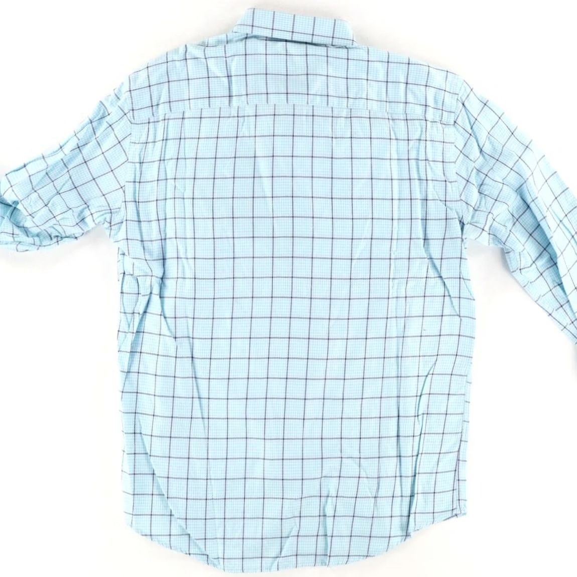 BUGATCHI Bugatchi Shaped Fit Cotton Striped Long Sleeve Button Up Shirt Blue Men's L Size US L / EU 52-54 / 3 - 4 Thumbnail