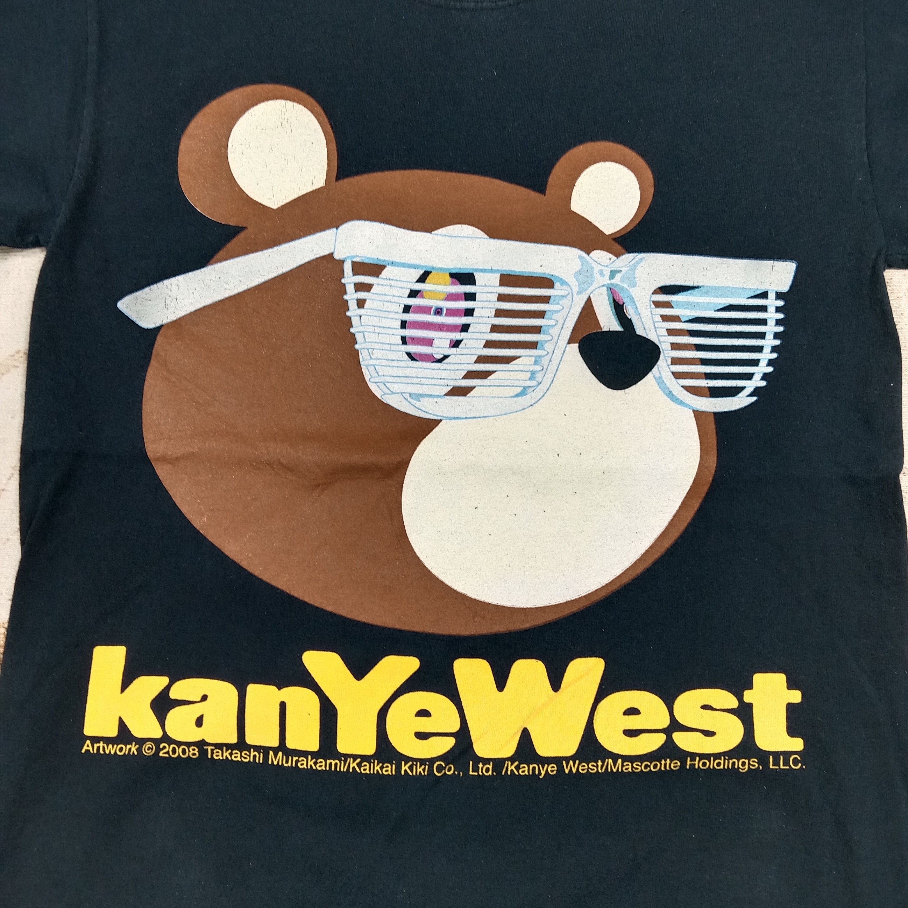 Vintage Kanye West College Dropout Bear Y2K Tshirt C276N53 Size US S / EU 44-46 / 1 - 2 Thumbnail