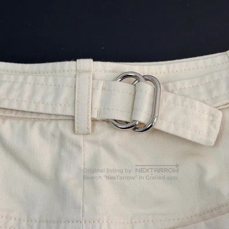 Hermes Hermes Off-white Plain Long Trousers Size 25" / US 0 / IT 36 - 7 Thumbnail