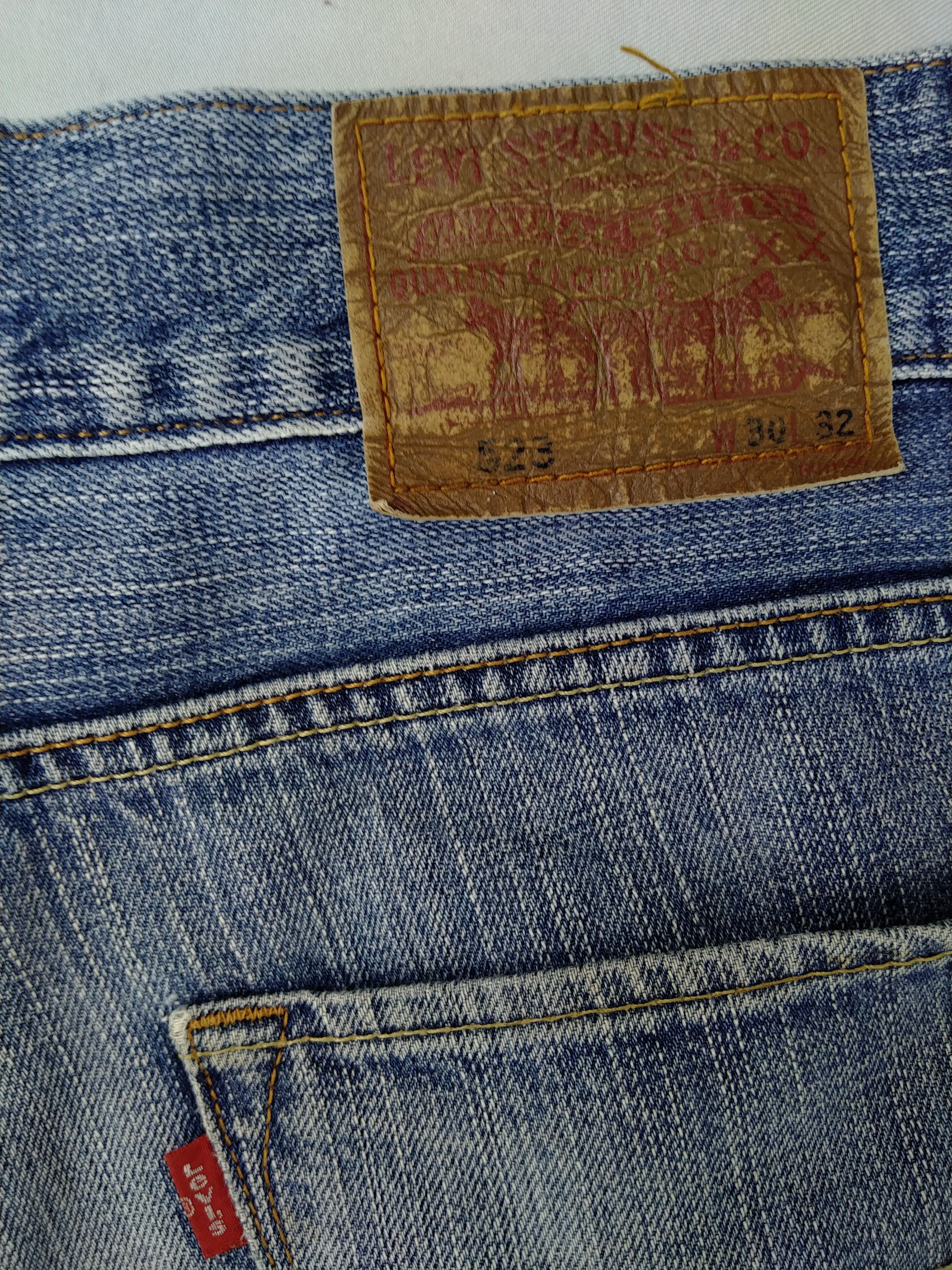 Levi's Distressed Blue Vintage Levi's 523 Jeans 33x28 Denim -JG011 Size US 33 - 9 Thumbnail