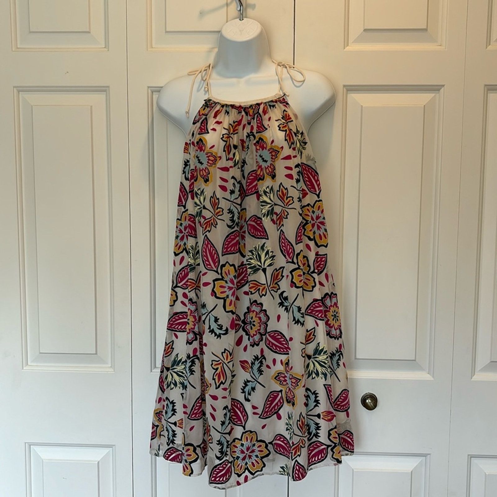 Rag & Bone Rag & Bone Bailey Mini Dress White Floral Size S Size S / US 4 / IT 40 - 6 Thumbnail