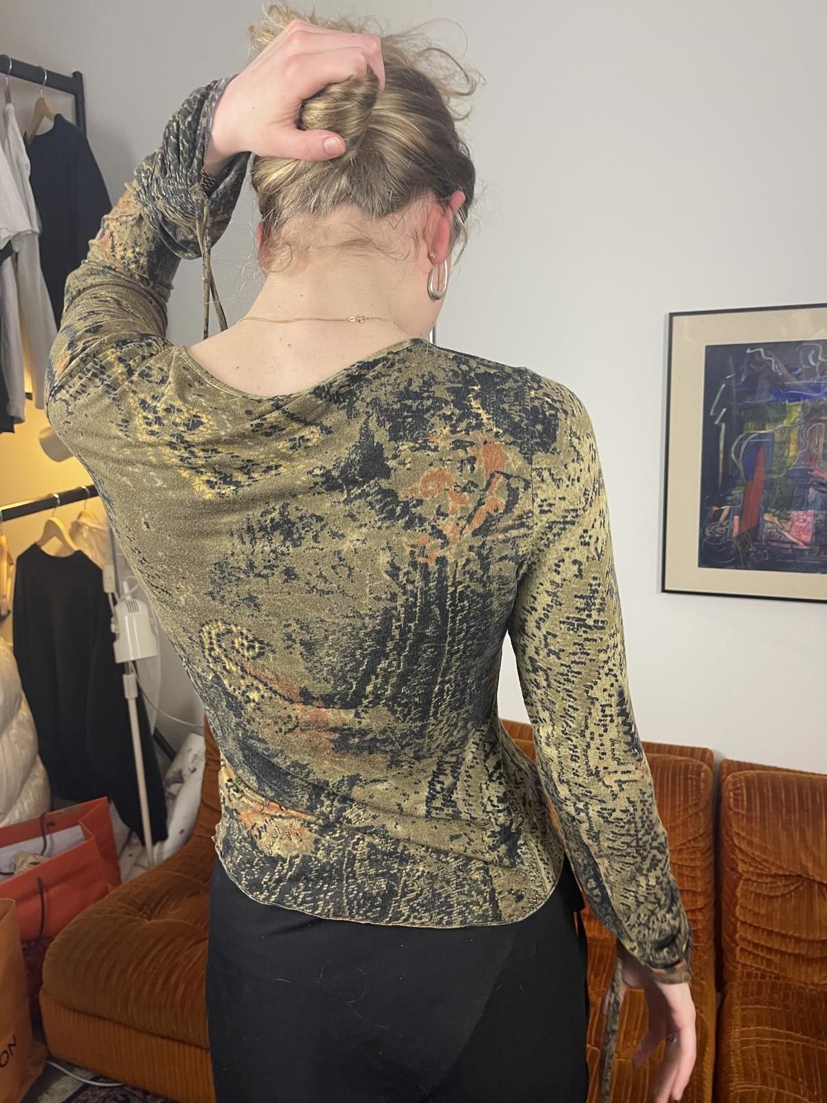 Roberto Cavalli Roberto Cavalli - Mesh Top Vintage Size ONE SIZE - 4 Thumbnail