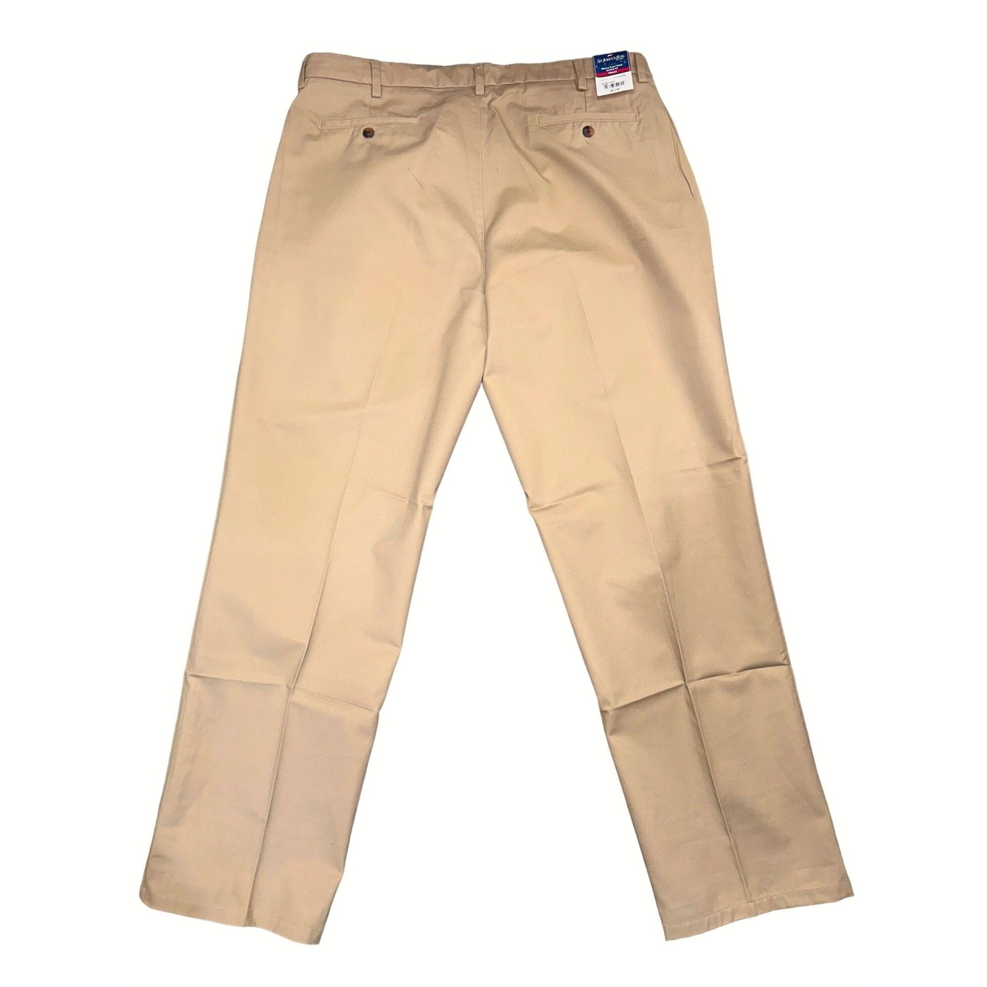 St. Johns Bay St. Johns Bay Mens Classic Fit Pleated Worry Free Pant Briti Size US 42 / EU 58 - 2 Thumbnail