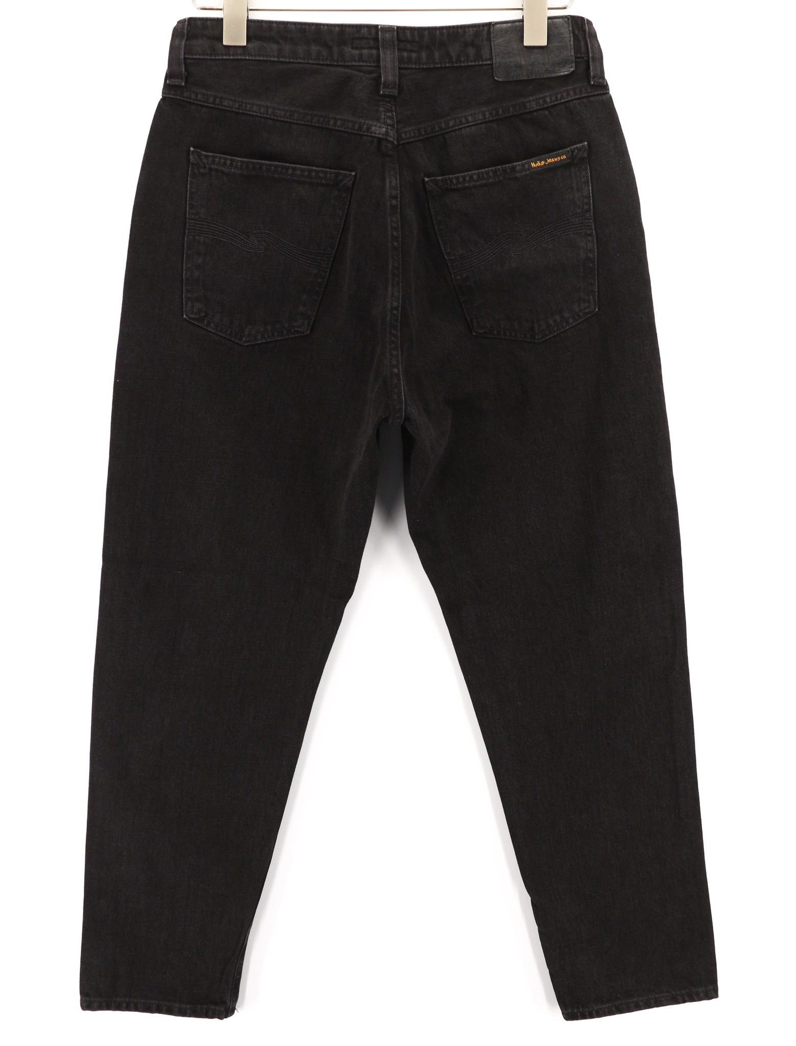 Nudie Jeans BREEZY BRIT W31/L28 Cotton Black High Rise Jeans 80616 Size 31" - 2 Thumbnail