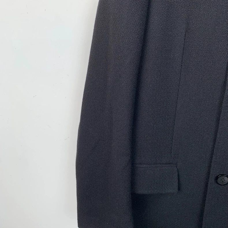 Givenchy Givenchy Black Notched Collar Wool Single Breasted Coat Size US L / EU 52-54 / 3 - 4 Thumbnail