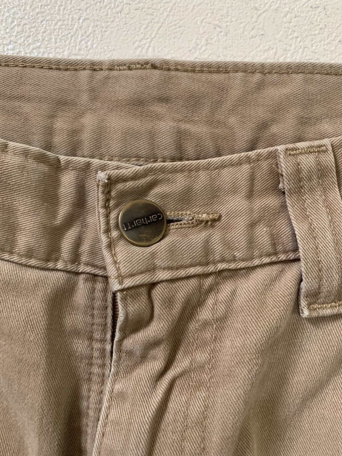 Carhartt Carhartt Short Carpenter Dark Khakis (B324-DKH) Size US 33 - 6 Thumbnail