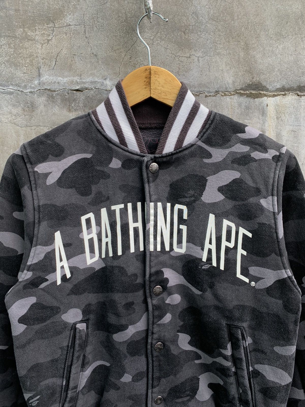 Bape OG Spell Out Varsity Jacket Size S / US 4 / IT 40 - 4 Thumbnail