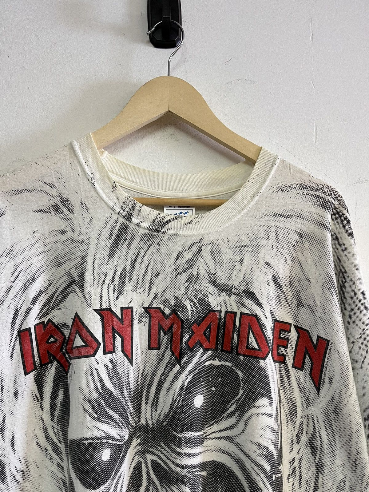 Vintage 1999 Iron Maiden AOP Tee Size US XL / EU 56 / 4 - 2 Thumbnail