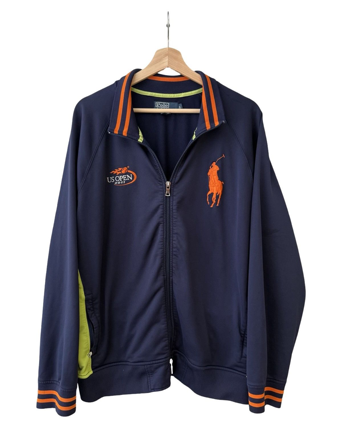 Polo Ralph Lauren 2011 Polo Ralph Lauren US Open Track Jacket Size US XL / EU 56 / 4 - 1 Thumbnail