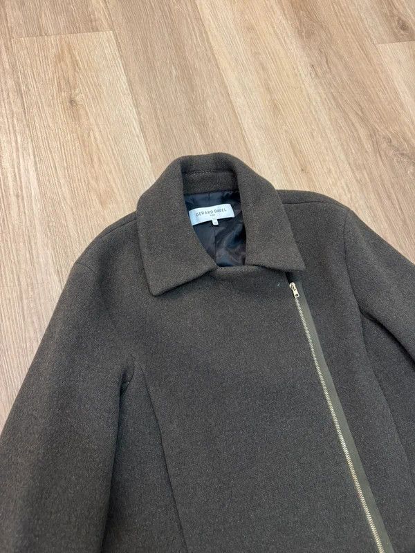 Gerard Darel Gerard Darel Paris Laine Wool Coat Khaki size 46 L Size L / US 10 / IT 46 - 4 Thumbnail