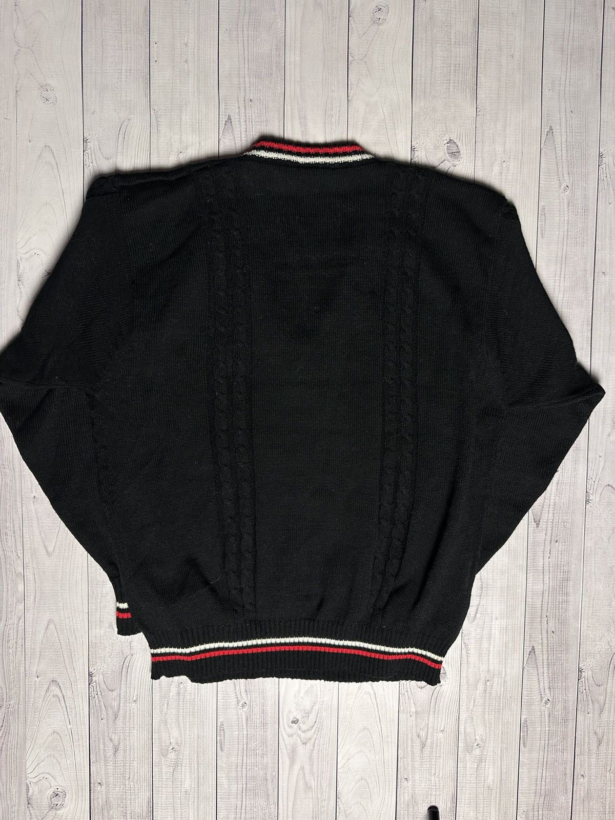 Lacoste × Vintage Vintage Lacoste sweater V-Neck knitted logo size XL rare Size US XL / EU 56 / 4 - 7 Thumbnail
