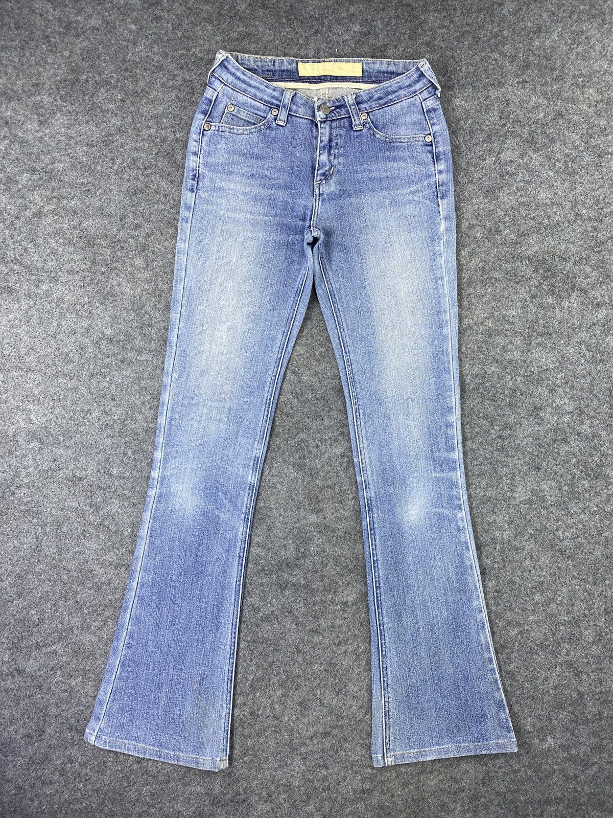 Levi's Vintage Levis Perfect Body Flare Blue Wash Jeans - J1024 Size 25" / US 0 / IT 36 - 1 Thumbnail