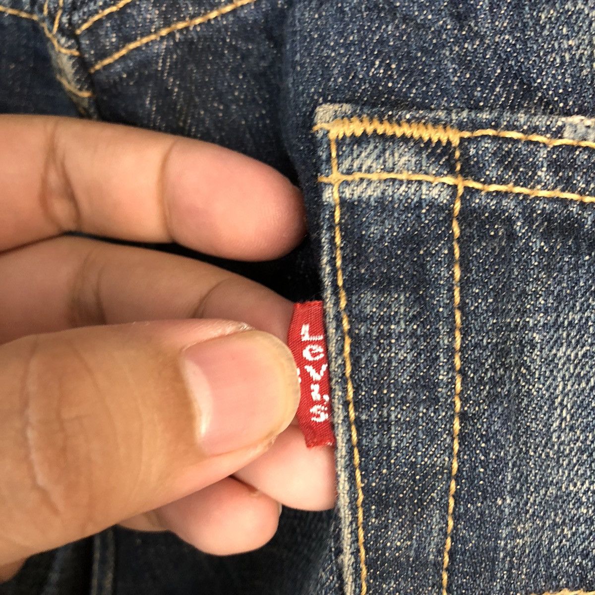 Levi's 501 Levis Blue Disstressed Denim Pants #A953 Size US 34 / EU 50 - 19 Thumbnail