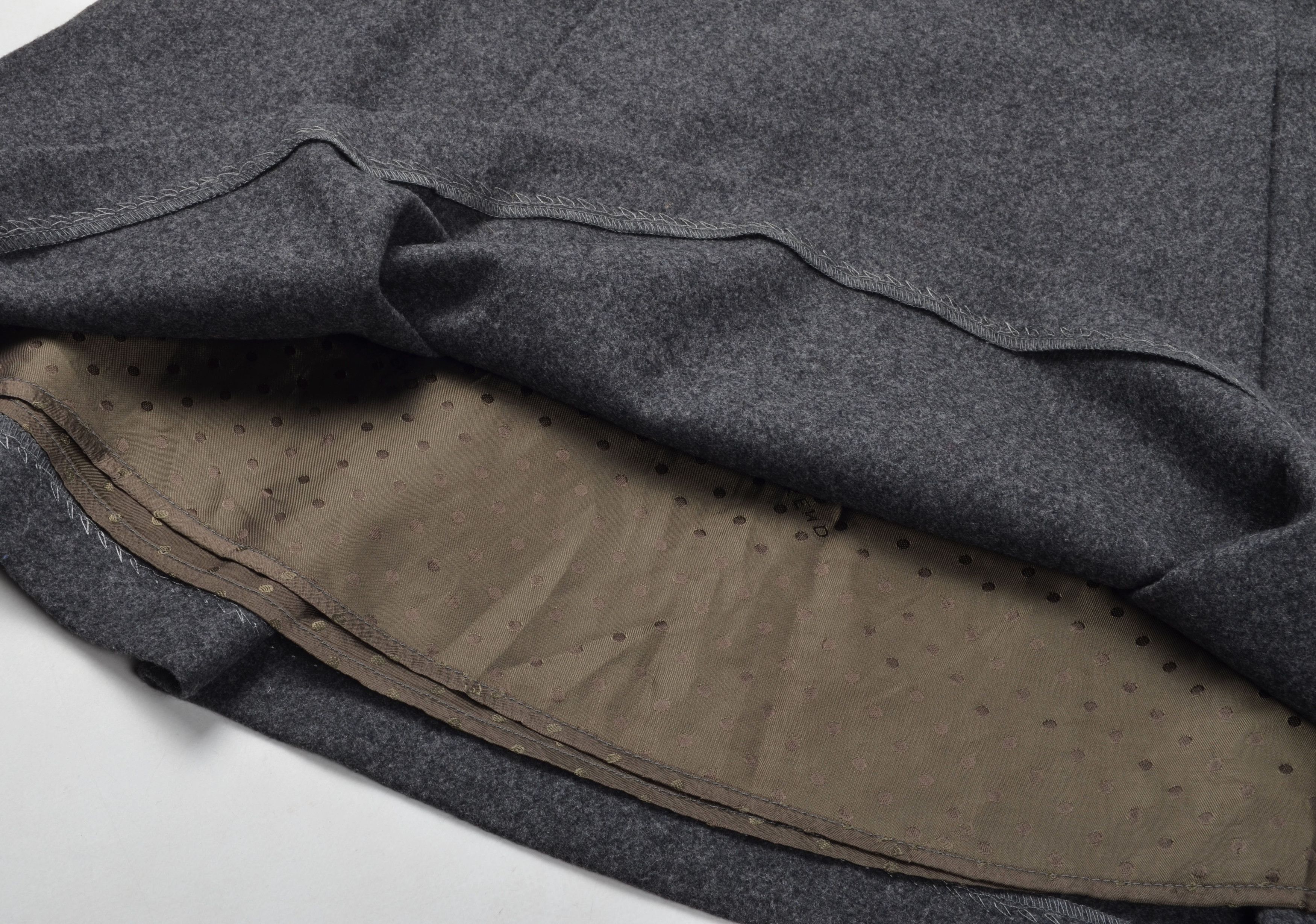 Weekend Max Mara Weekend Max Mara Gray Wool Blend A-line Skirt Size 30" / US 8 / IT 44 - 7 Thumbnail