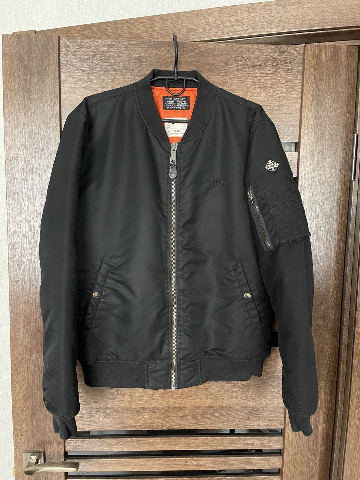Schott Schott Bros NYC Type U Bomber Zip Jacket Size US L / EU 52-54 / 3 - 2 Thumbnail