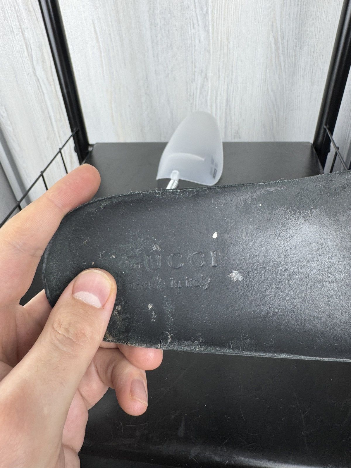 Gucci Gucci leather high black sneakers 423300 size 8 (US9) Size US 9 / EU 42 - 17 Thumbnail