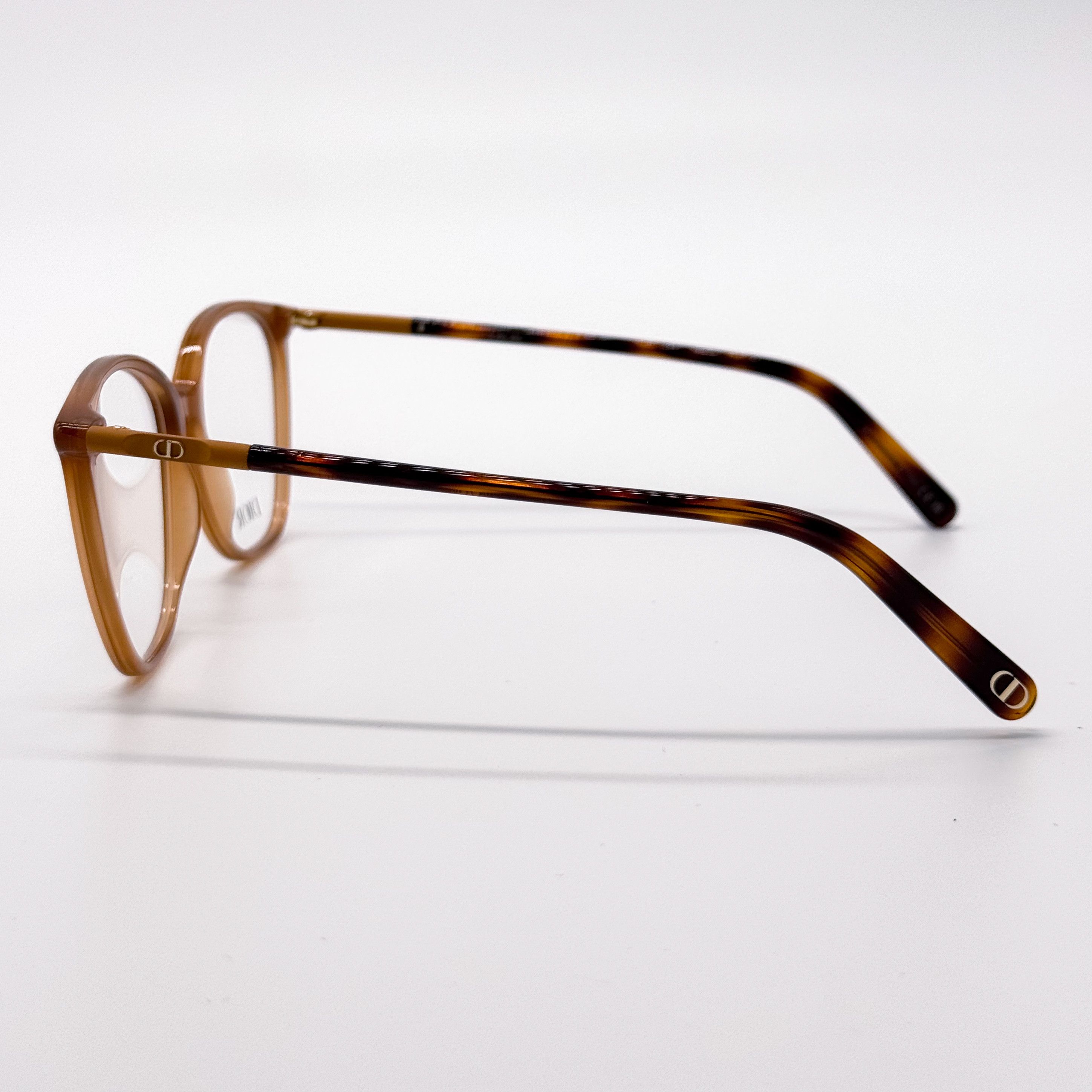 Dior NEW Dior Brown Havana Eyeglasses, Women Dior Mini CD S6I Size ONE SIZE - 6 Thumbnail