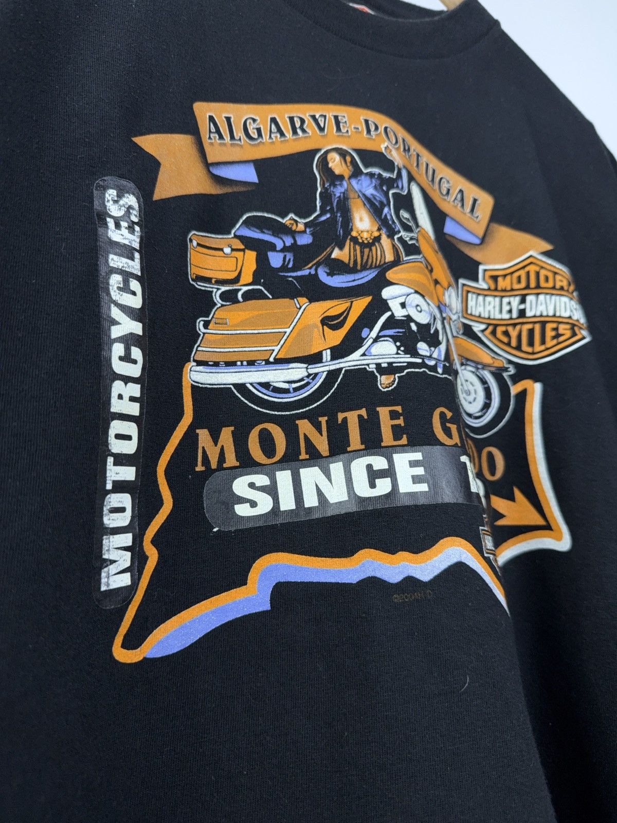 Harley Davidson × Vintage Vintage 2004 Harley Davidson Faro Portugal USA BIKER T-Shirt Size US L / EU 52-54 / 3 - 3 Thumbnail