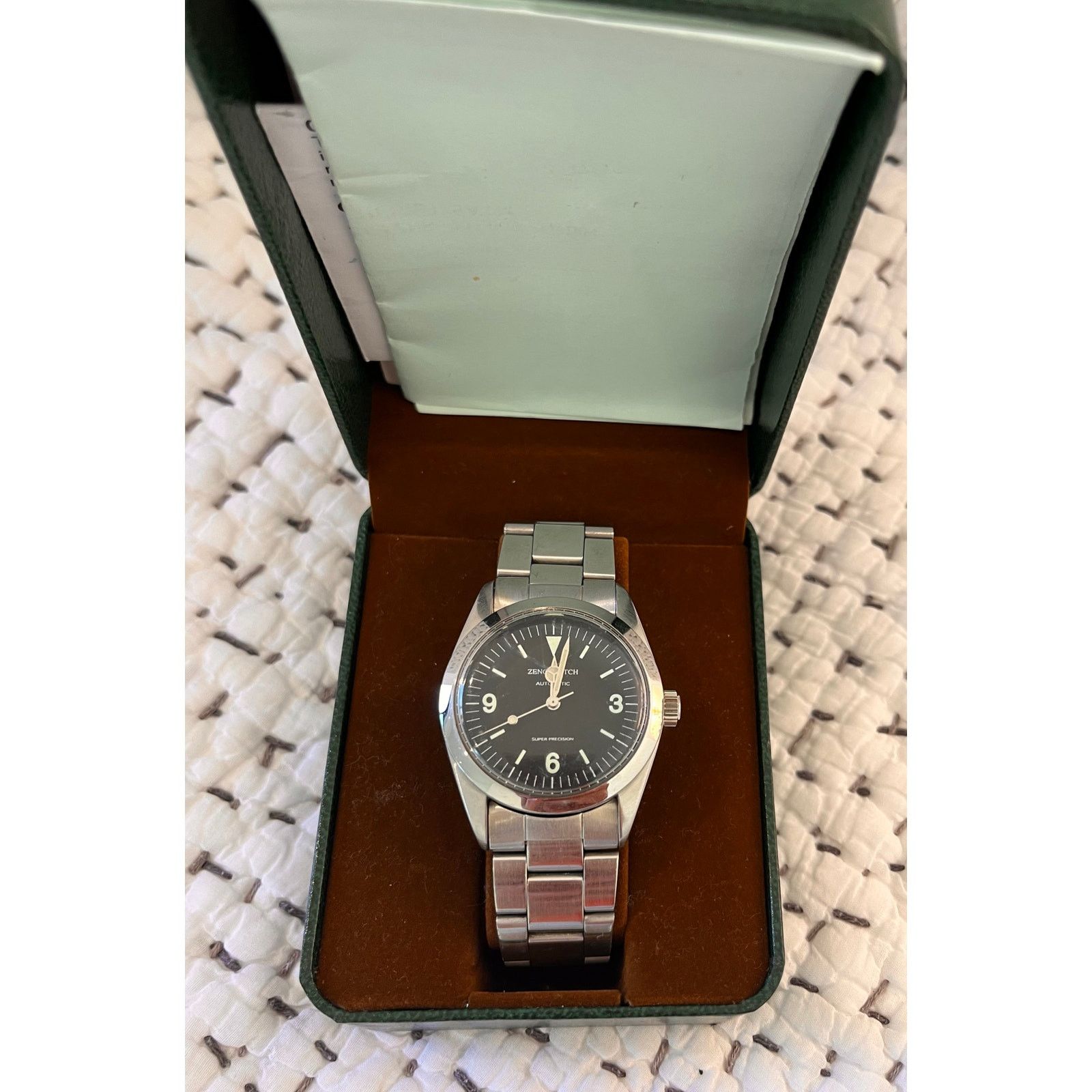 Citizen Zeno Watch Explorer Zex 36mm Box Papers Swiss Vintage Size ONE SIZE - 7 Thumbnail