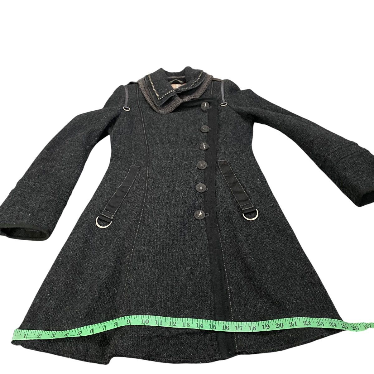 Marithe + Francois Girbaud × Vintage Vintage Marithe Francois Girbaud Wool Long Jacket S Size Size S / US 4 / IT 40 - 17 Thumbnail