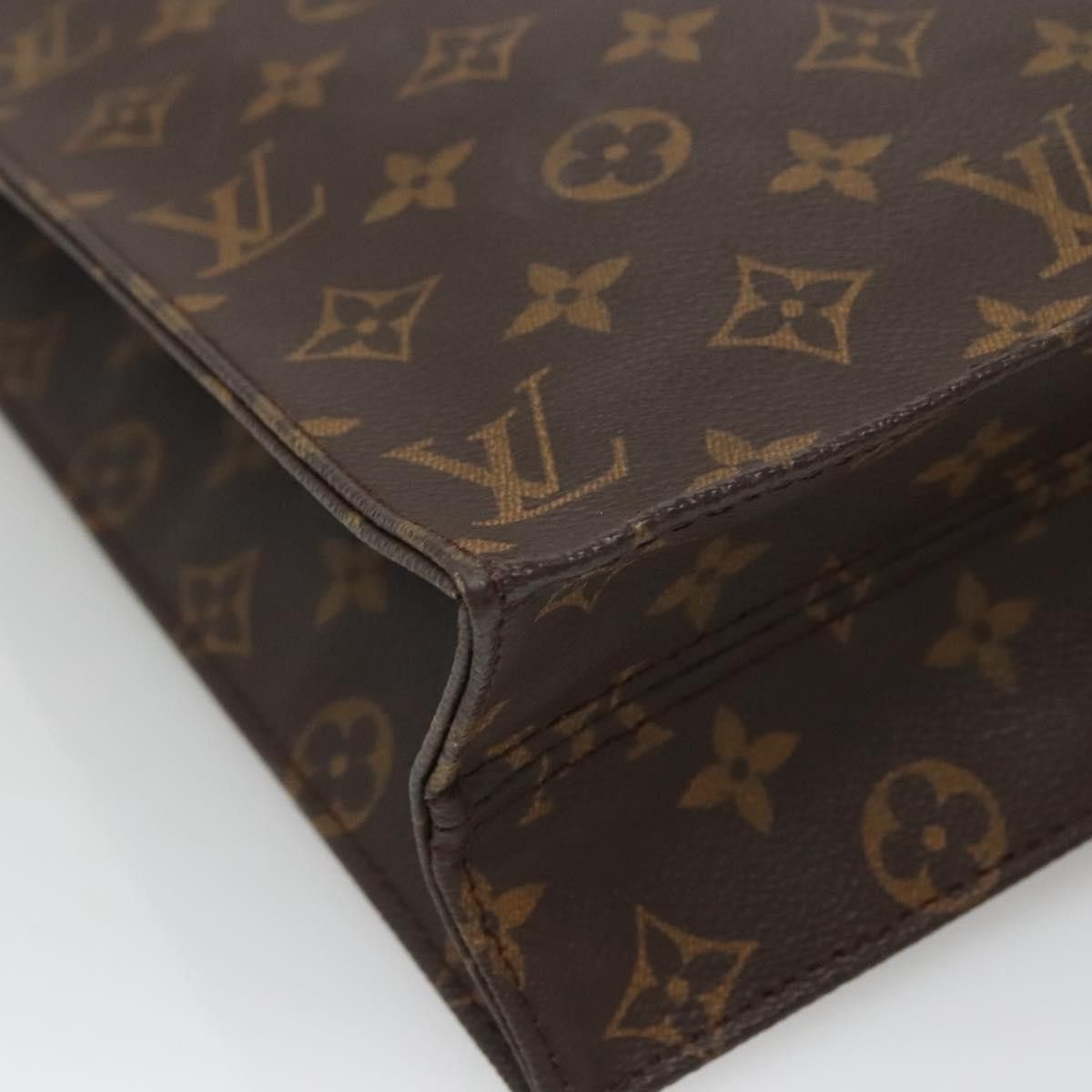 Louis Vuitton LOUIS VUITTON Monogram Sac Plat Hand Bag M51140 Size ONE SIZE - 15 Thumbnail