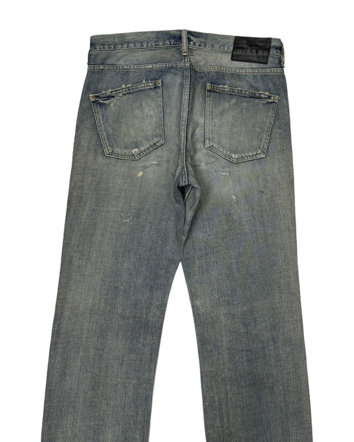 Kapital VINTAGE HARE ROCKSTAR DISTRESSED DENIM JEANS Size US 32 / EU 48 - 6 Thumbnail