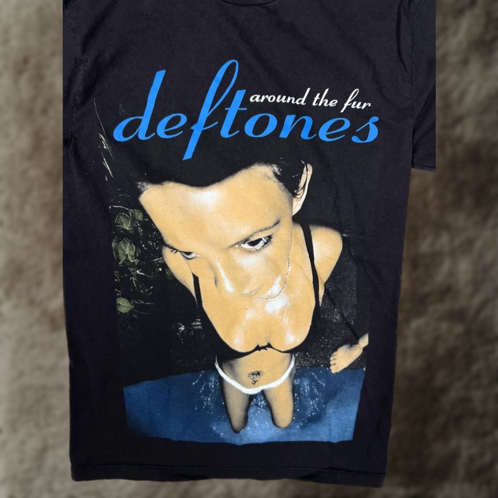 Vintage VINTAGE Deftones Around The Fur T-Shirt Mens S Black Album Band Graphic 90s Retro Mens Small Black Shirt Size US S / EU 44-46 / 1 - 1 Thumbnail
