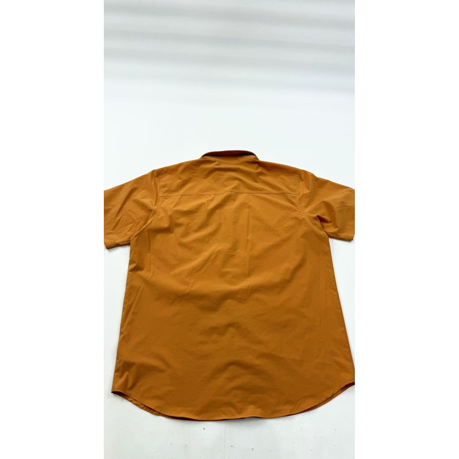 Vintage Columbia Shirt Mens Large Orange Stretch Short Sleeve Button Up Casual Outdoor Size US L / EU 52-54 / 3 - 6 Thumbnail