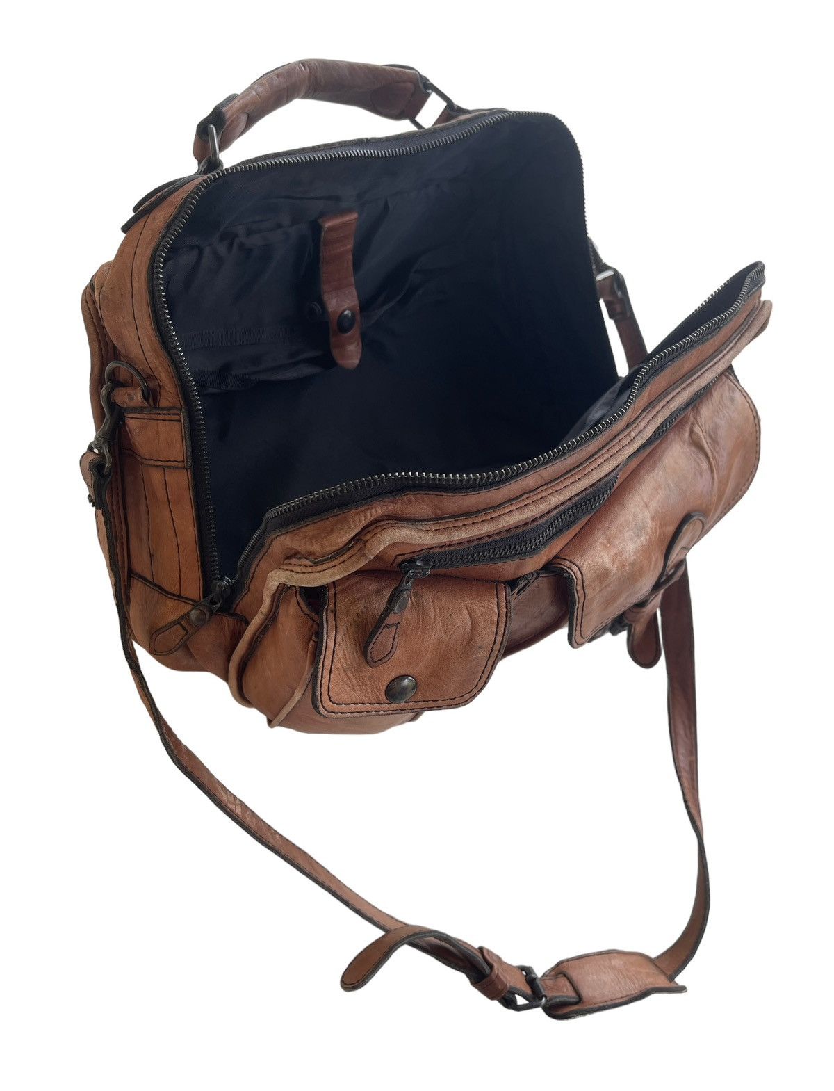 Porter Vintage Porter Yoshida Japan Leather Messenger Bag Size ONE SIZE - 20 Thumbnail
