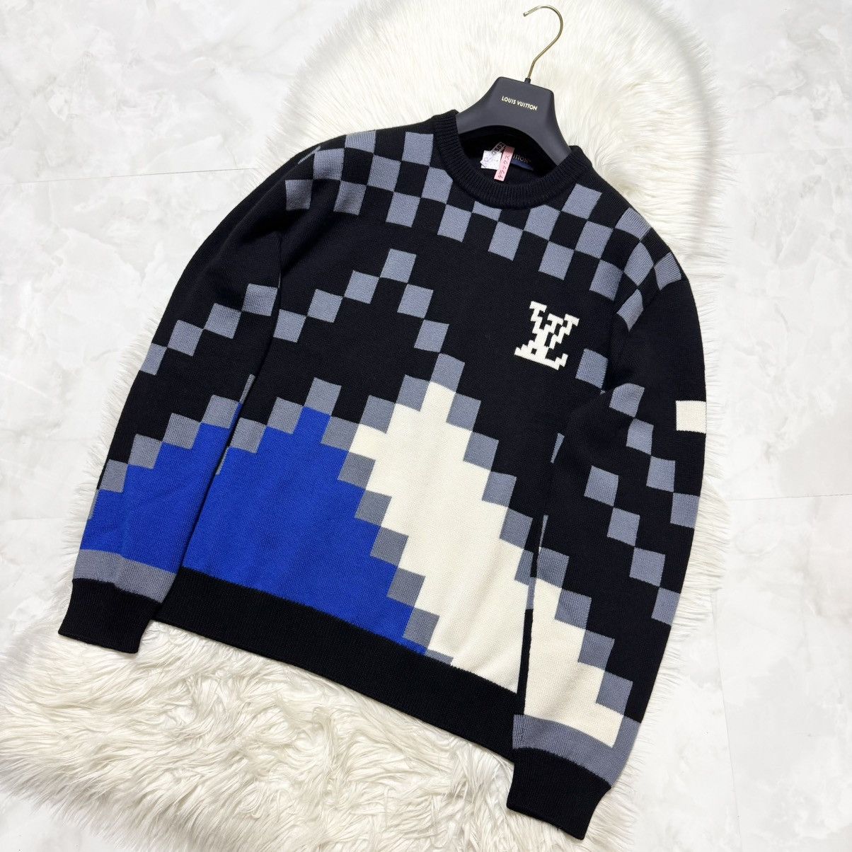 Louis Vuitton Catalog-Featured Louis Vuitton Fair Isle Macro Sweater Size US L / EU 52-54 / 3 - 5 Thumbnail