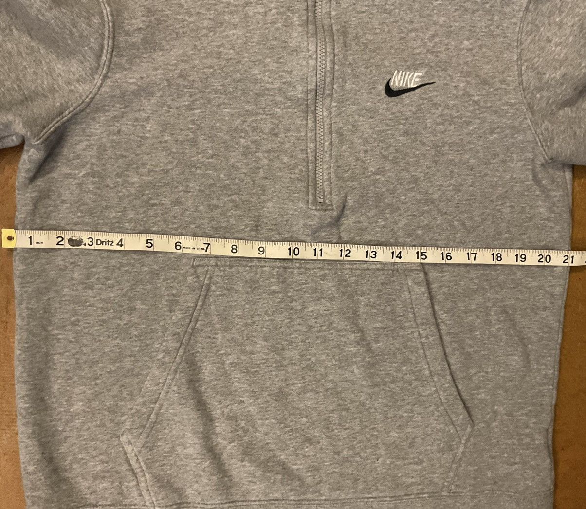 Nike Nike Men's Gray Zip-Up Sweater Size US M / EU 48-50 / 2 - 4 Thumbnail