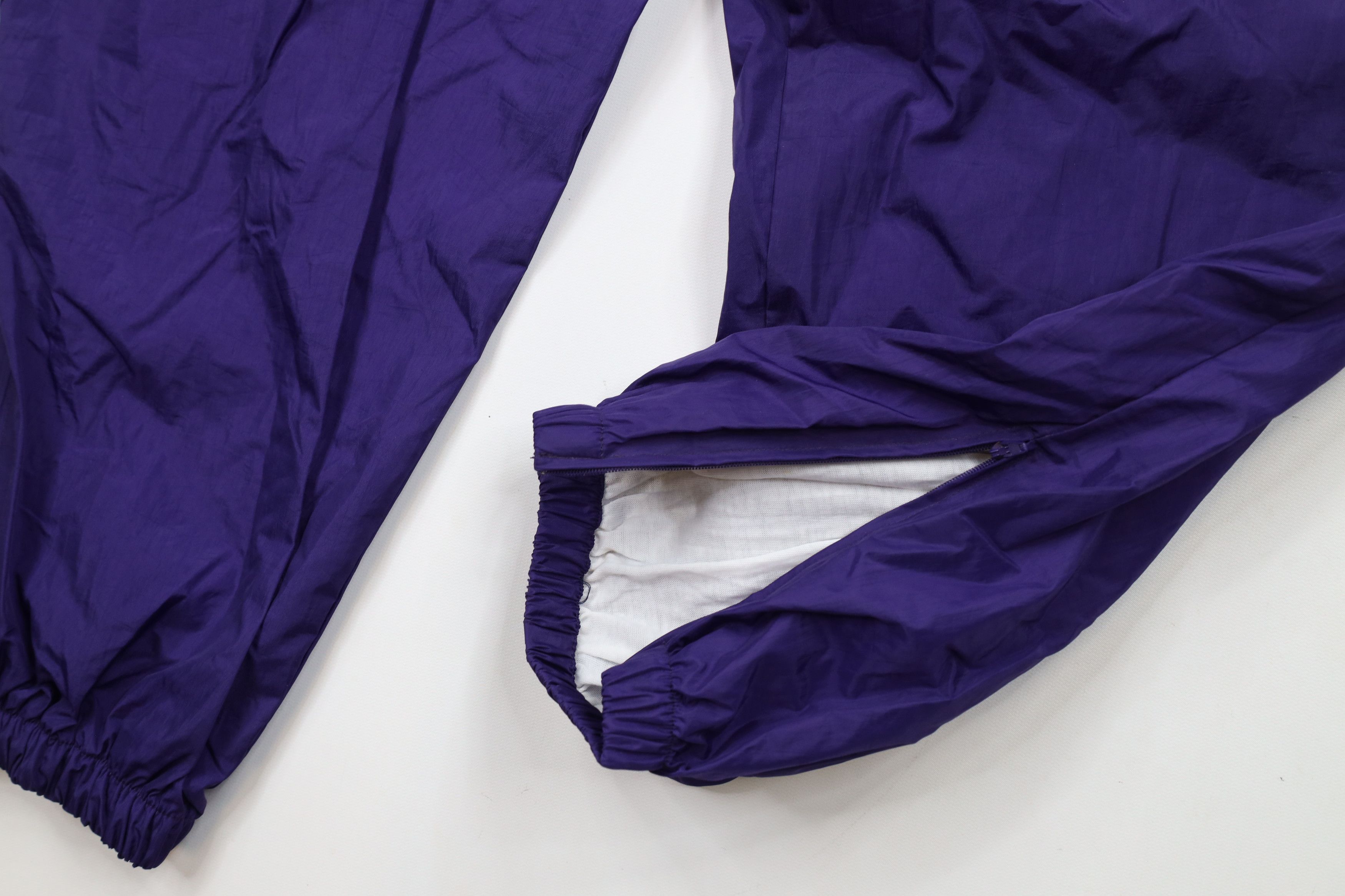 Vintage Vintage 90s Streetwear Blank Lined Windbreaker Joggers Pants Size US 36 / EU 52 - 7 Thumbnail