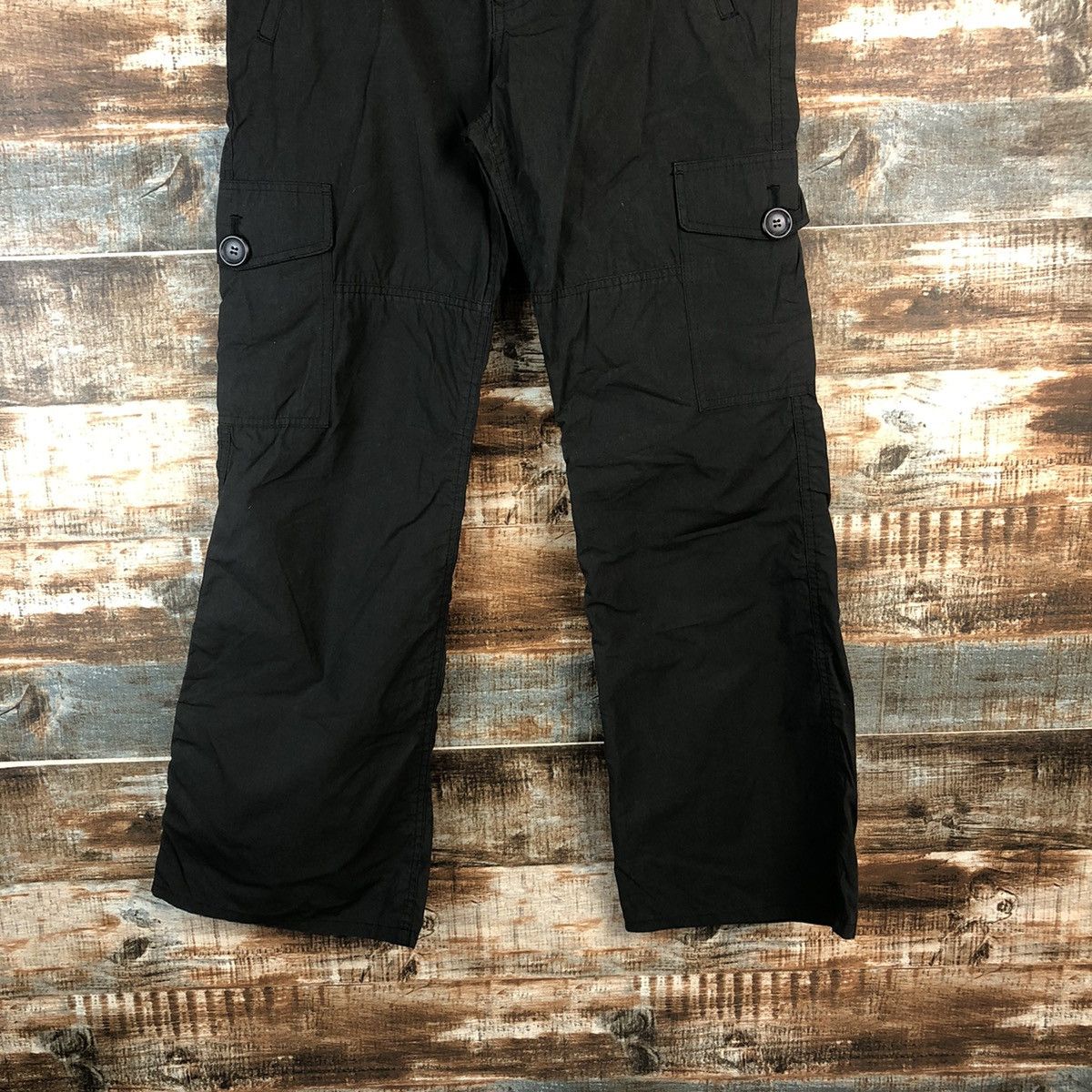 Japanese Brand DL Japanese Brand Black Cargo Multipocket Pants #C702 Size US 28 / EU 44 - 3 Thumbnail