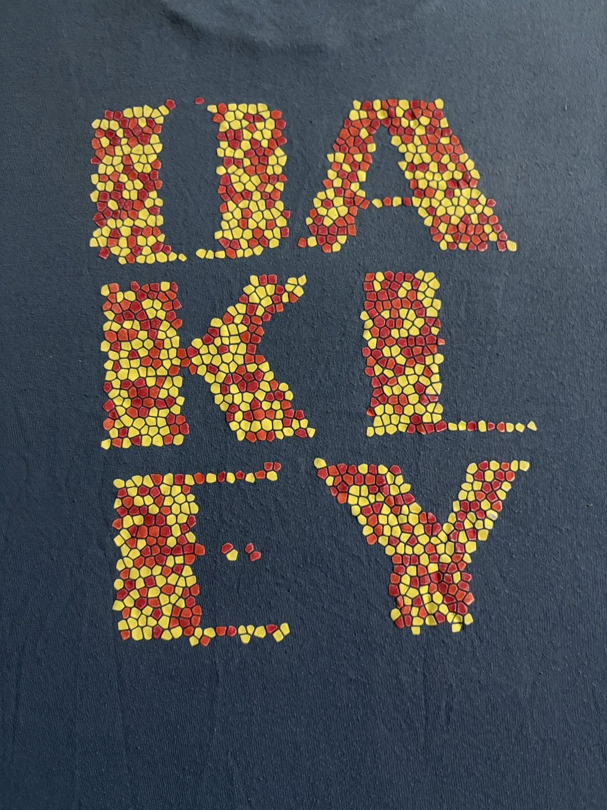 Oakley OAKLEY Big Logo Spell Out Back Side T-Shirt Size US L / EU 52-54 / 3 - 3 Thumbnail