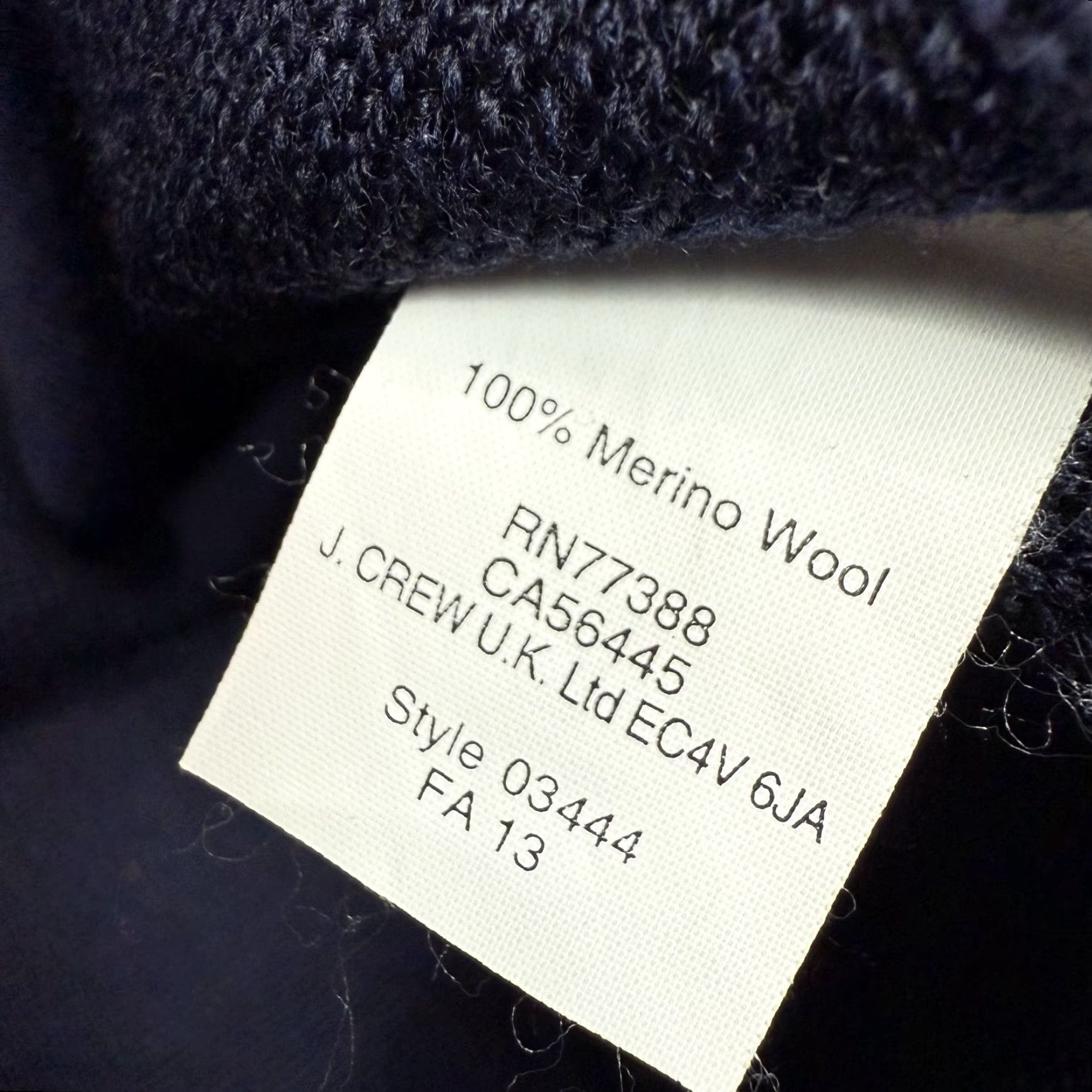 J.Crew VINTAGE Women's J. Crew Blue Knit Sweater Pullover 100% Merino Wool XS Womens Pullover Knit Wool Blue XS Merino J.Crew Shirt Sweater Size XS / US 0-2 / IT 36-38 - 6 Thumbnail