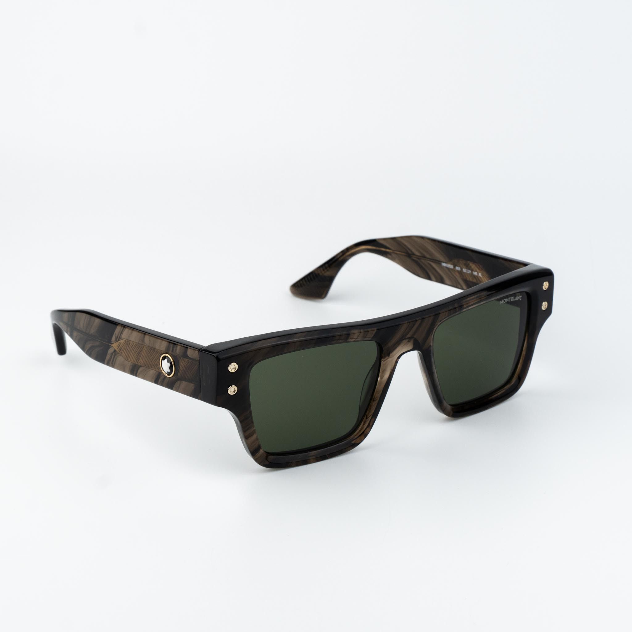 Montblanc Montblanc Men Sunglasses Square MB0253S 005 NEW AUTHENTIC Size ONE SIZE - 4 Thumbnail